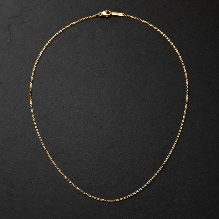 Solenne Gold Twist Chain Necklace