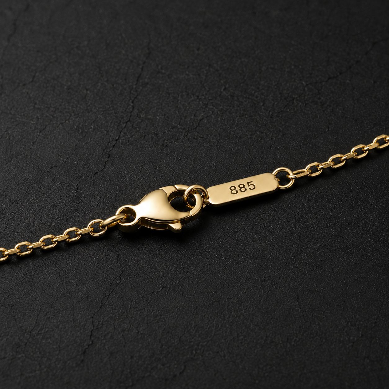 Solenne Gold Twist Chain Necklace