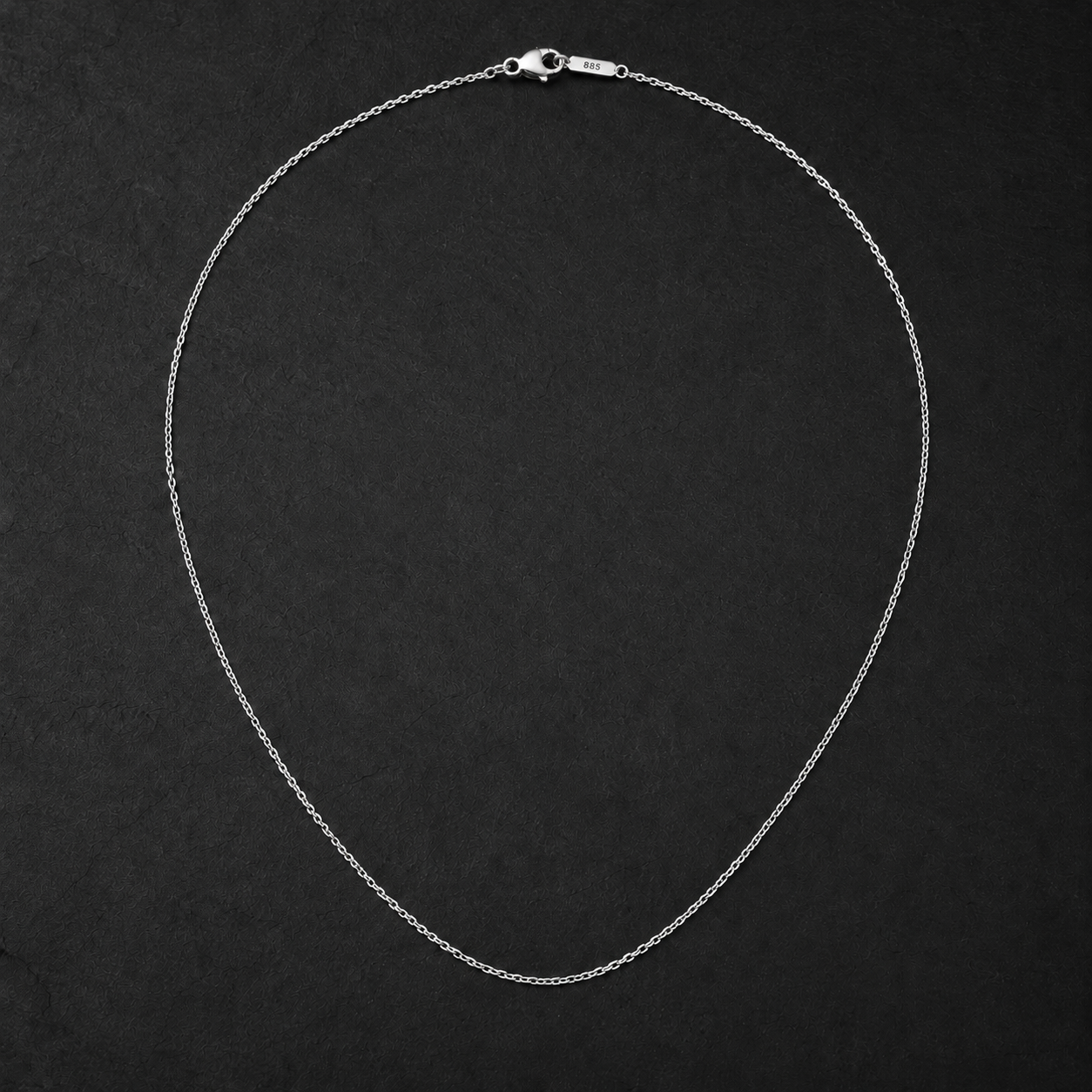 Vesper Silver Rope Chain Necklace