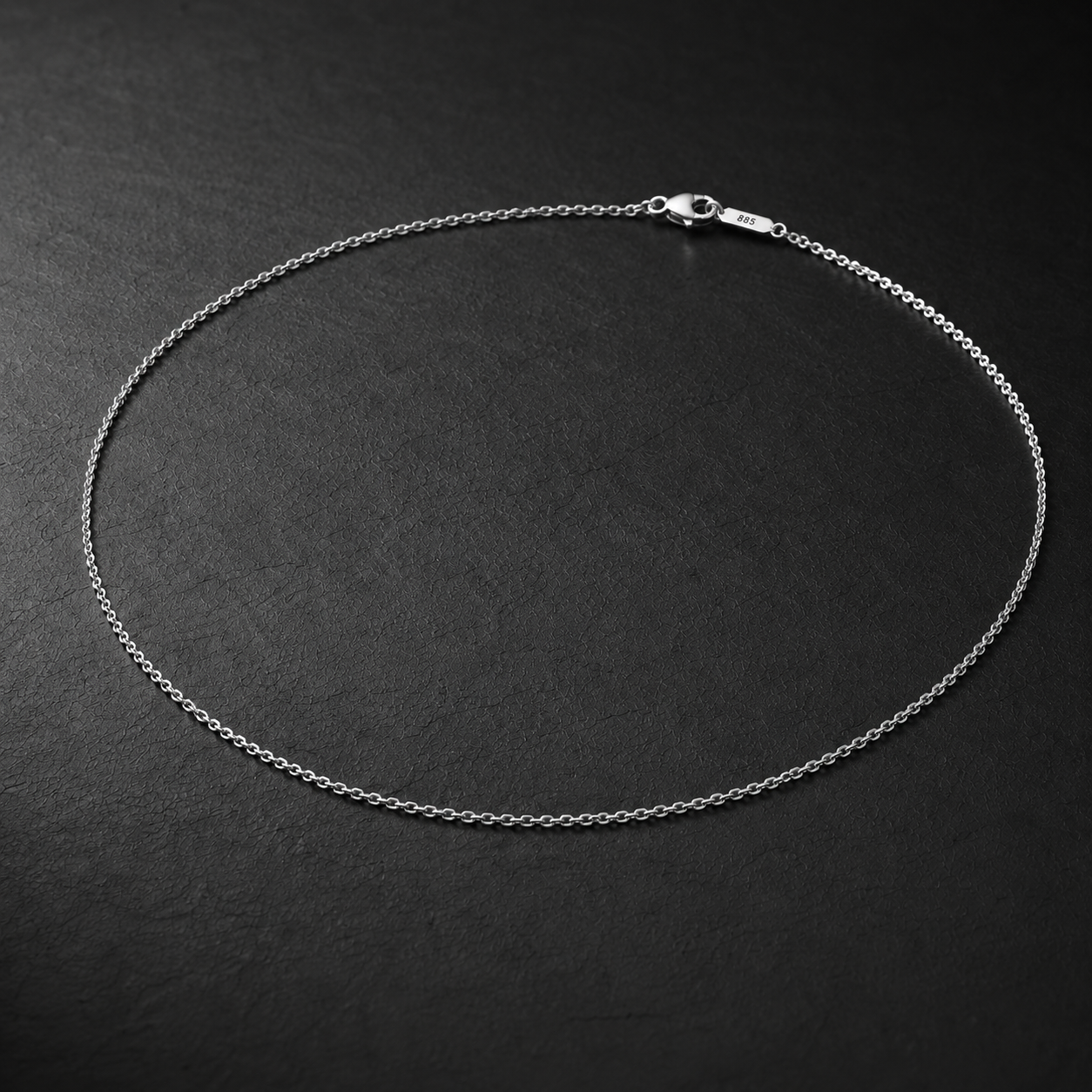 Vesper Silver Rope Chain Necklace