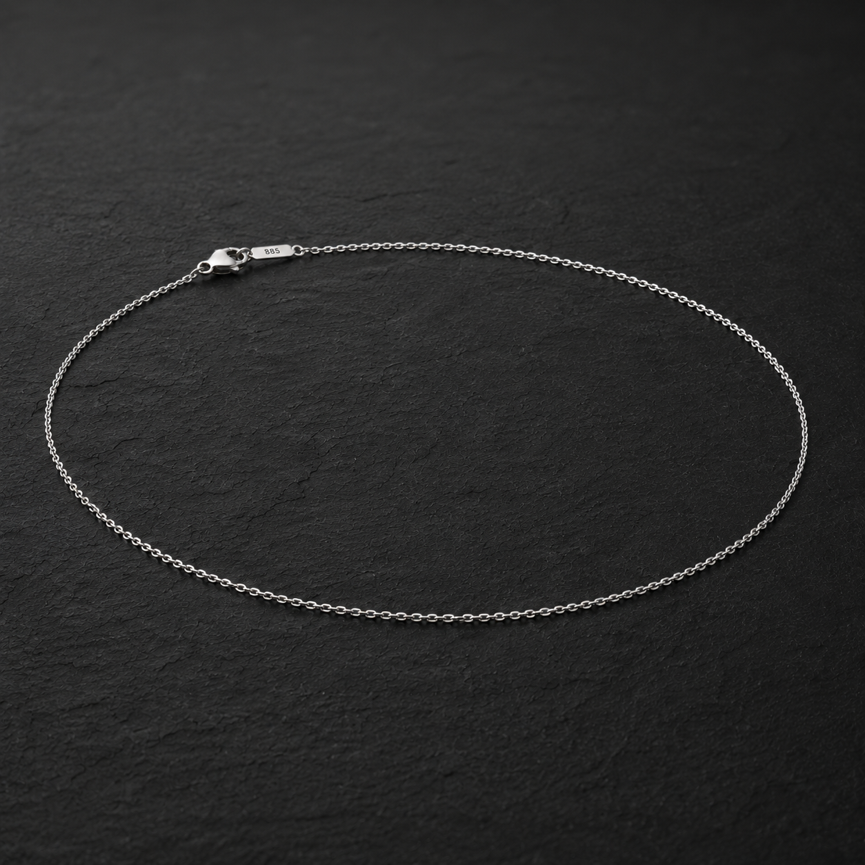 Vesper Silver Rope Chain Necklace