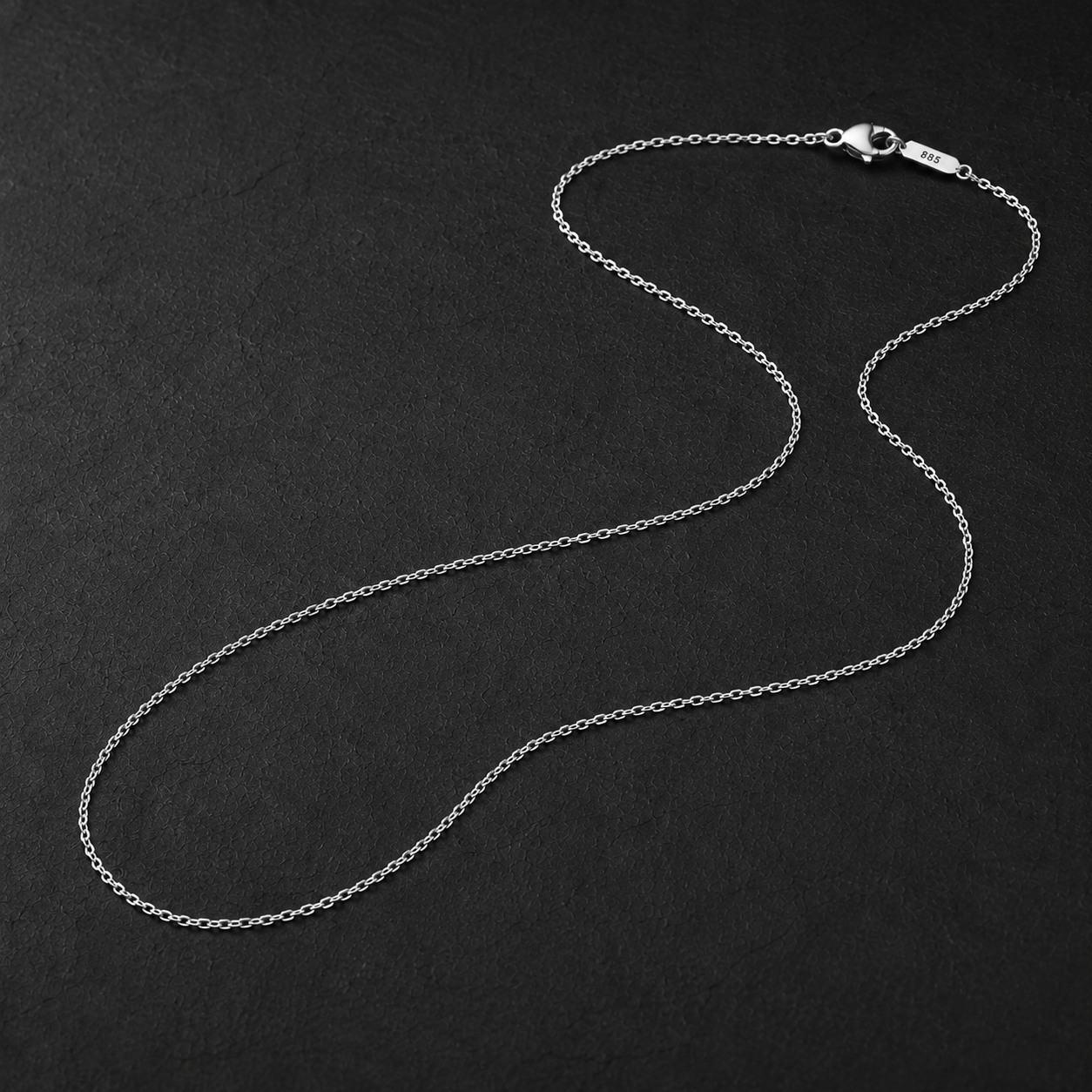 Vesper Silver Rope Chain Necklace