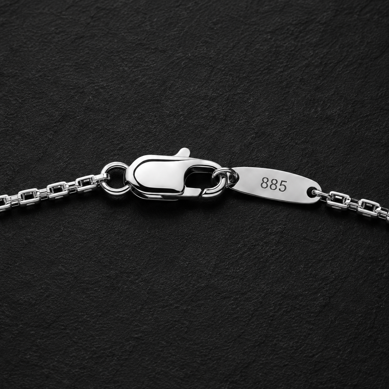 Vanguard Silver Box Chain Necklace