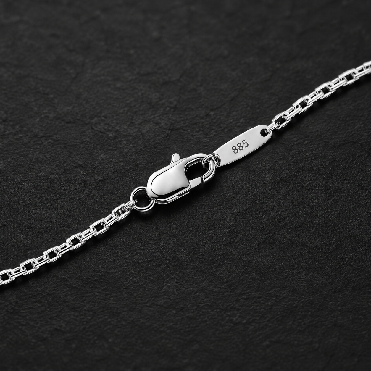 Vanguard Silver Box Chain Necklace