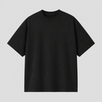 Paquete de 6 camisetas negras 100 % algodón