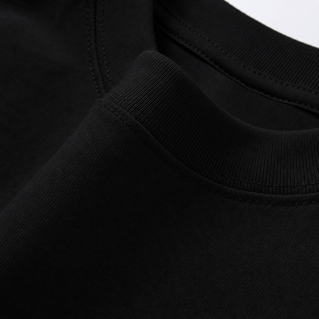 Pack de 6 T-Shirts Noirs 100 % Coton – 200 g/m²