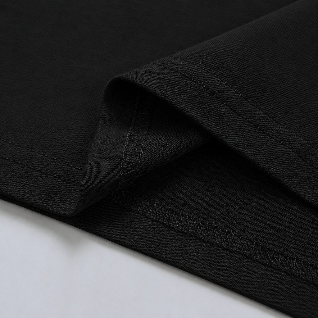 Pack de 6 T-Shirts Noirs 100 % Coton – 200 g/m²