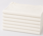 Pack de 6 T-Shirts Blanc Cassé 100 % Coton