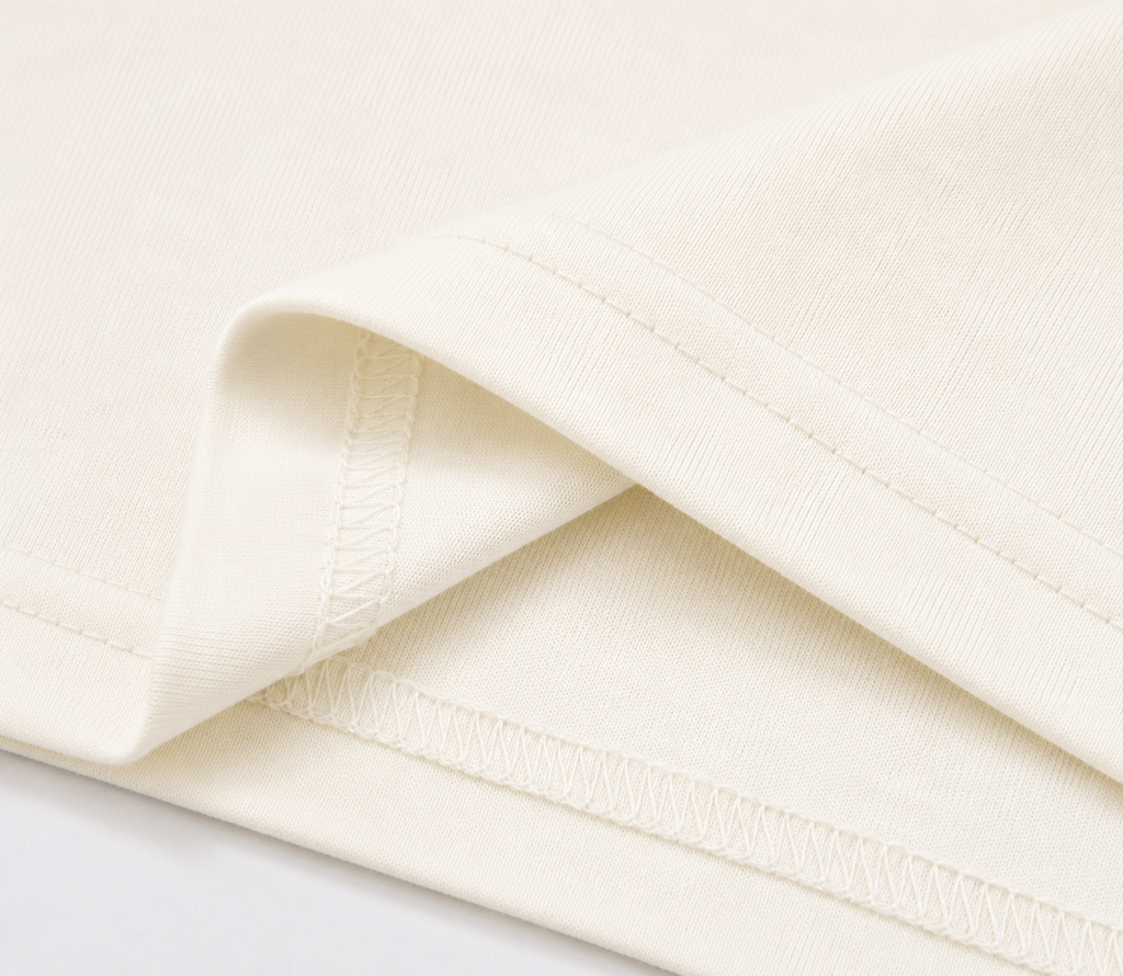 Pack de 6 T-Shirts Blanc Cassé 100 % Coton