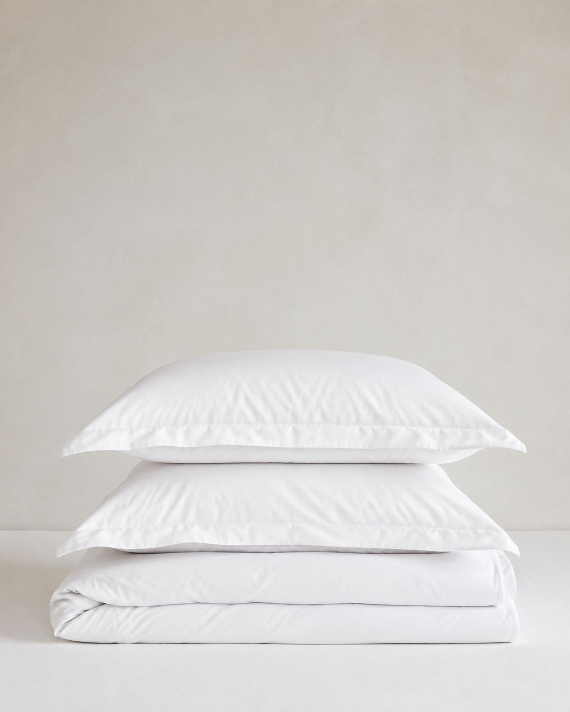 Set Funda Plumón Algodón Egipcio 400 Hilos - Blanco Hotel
