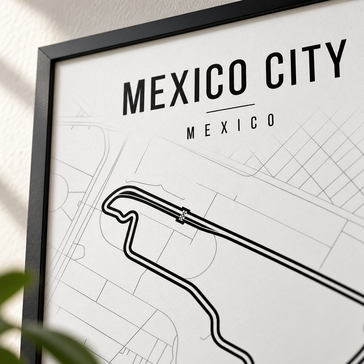 Póster Mexico City GP - Circuito Autódromo Hermanos Rodríguez
