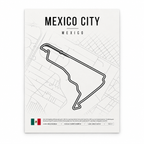 Póster Mexico City GP - Circuito Autódromo Hermanos Rodríguez